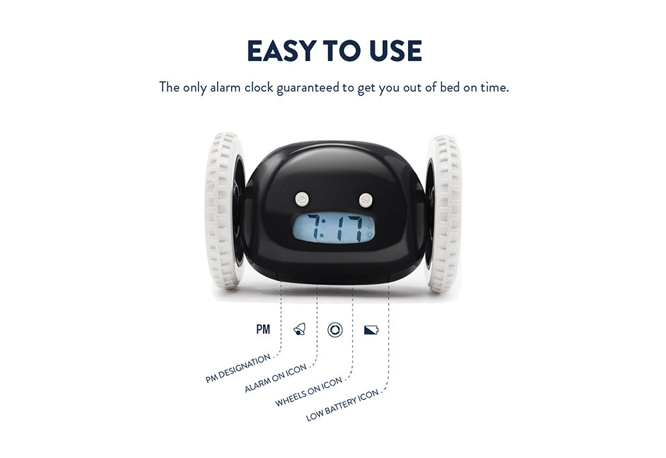 Alarm Clock on Wheels - Image 9