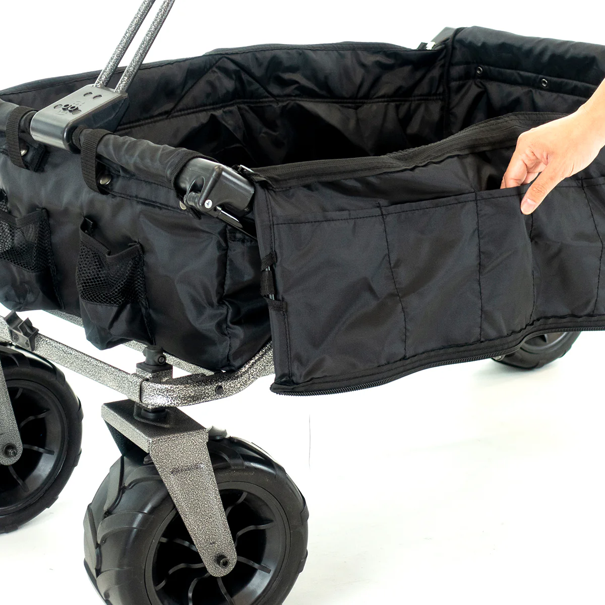 Heavy Duty Folding Wagon with Canopy - Image 4