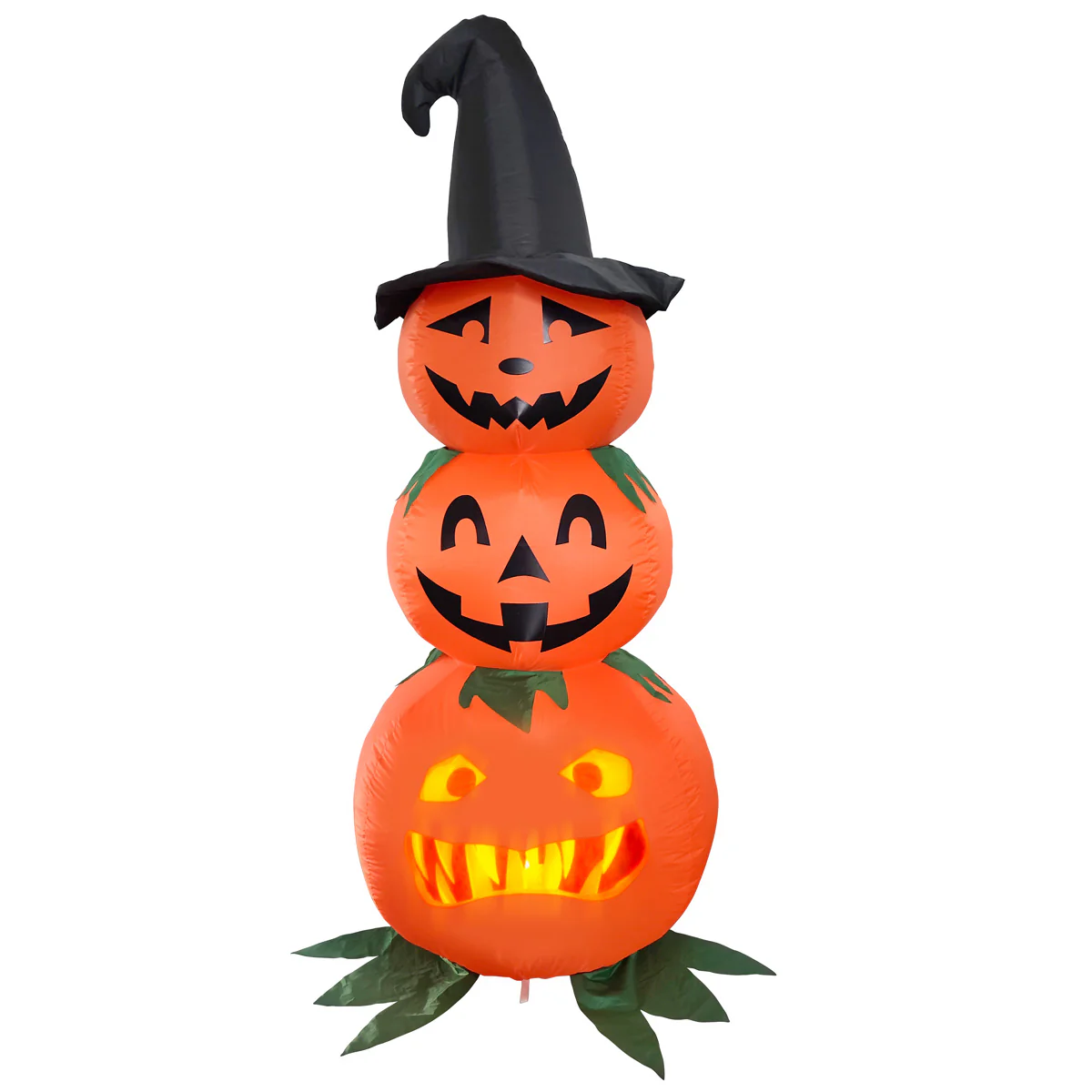 Inflatable 6' Stack Animated Jack-O-Lantern - Image 4
