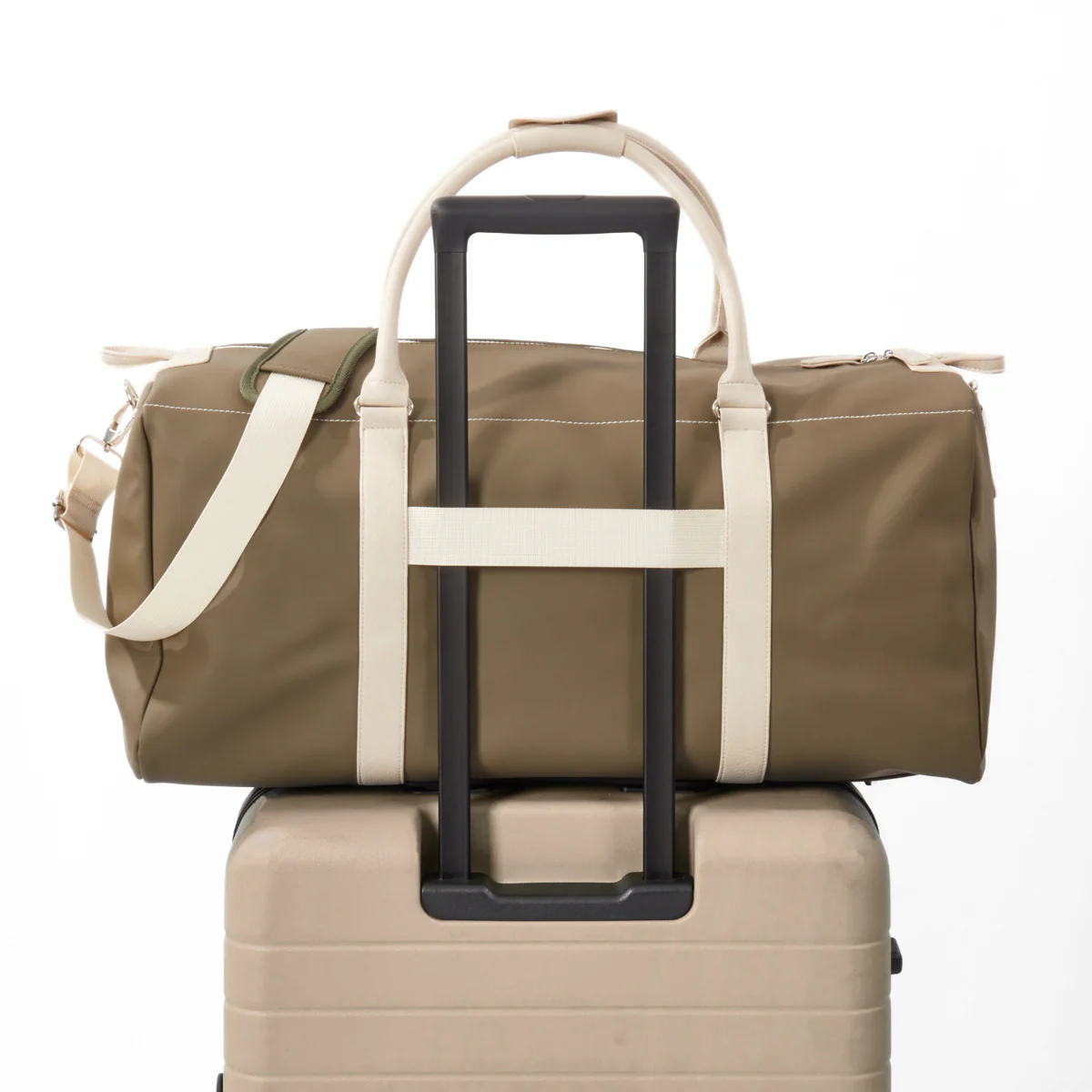 Water and Tear-Resistant Vinyl-Coated Nylon Duffel Bag - Image 2