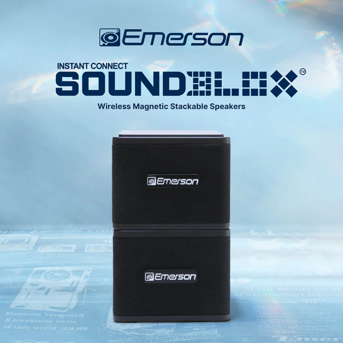 Wireless Magnetic Stacking Speaker - Image 3